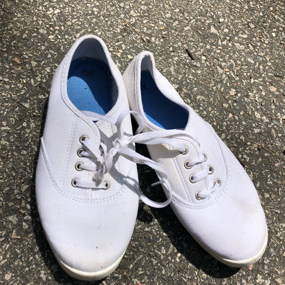 White Canvas Sneakers
